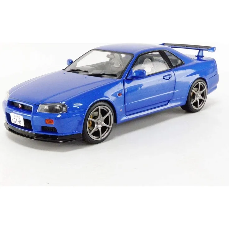 Solido S1804301 Nissan Skyline GT-R (R34) blau metallic Maßstab 1:18 Modellauto