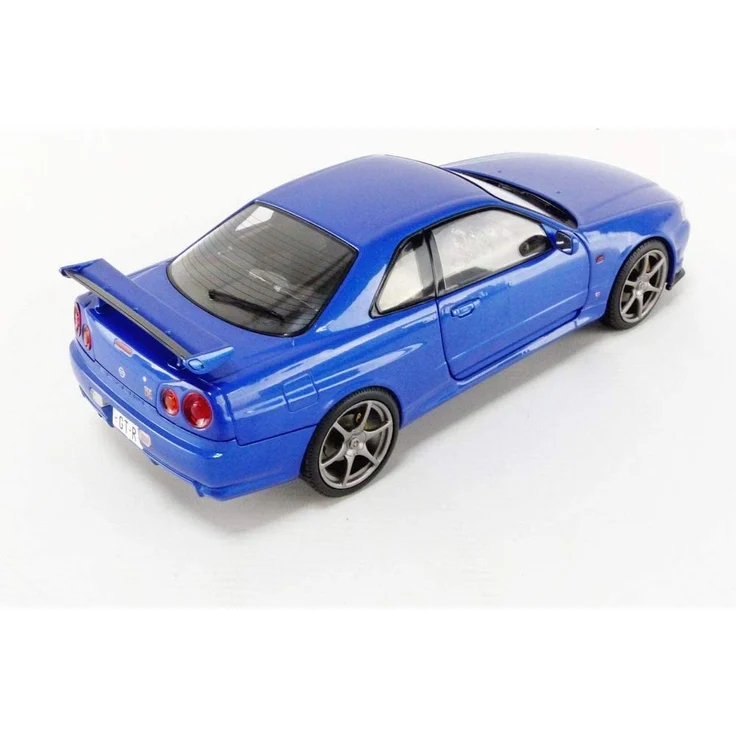 Solido S1804301 Nissan Skyline GT-R (R34) blau metallic Maßstab 1:18 Modellauto – Bild 6