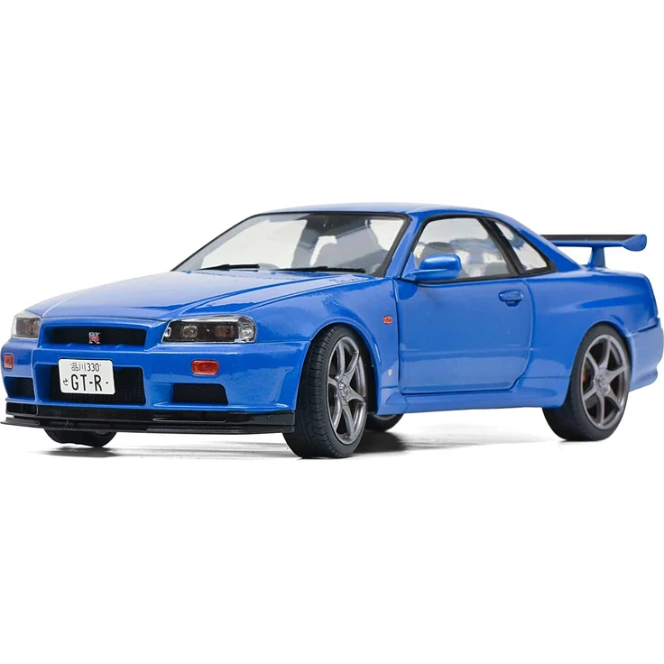 Solido S1804301 Nissan Skyline GT-R (R34) blau metallic Maßstab 1:18 Modellauto – Bild 3