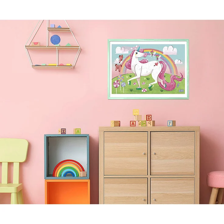 Clementoni Supercolor-Puzzlespiel Einhorn 104 Teile – Bild 5