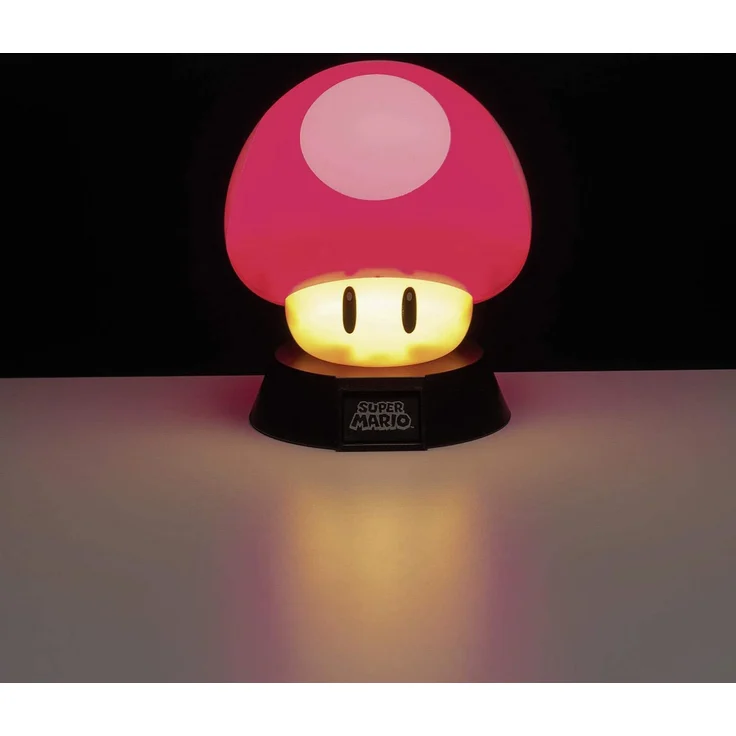 Paladone Super Mario mini Super Muhsroom Lampe 11 cm rot – Bild 2