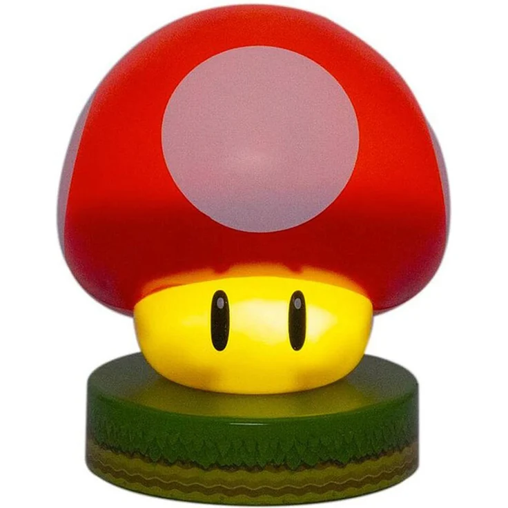 Paladone Super Mario mini Super Muhsroom Lampe 11 cm rot – Bild 7
