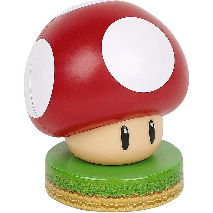 Paladone Super Mario mini Super Muhsroom Lampe 11 cm rot – Bild 1