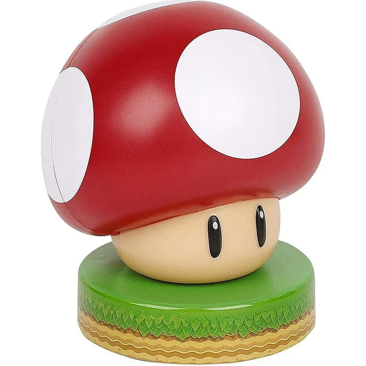 Paladone Super Mario mini Super Muhsroom Lampe 11 cm rot
