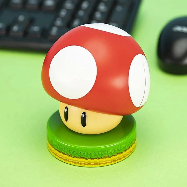 Paladone Super Mario mini Super Muhsroom Lampe 11 cm rot – Bild 5
