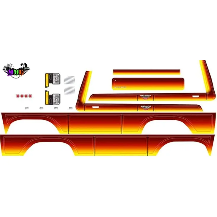 Traxxas 8078 Aufkleber Bronco, sunset