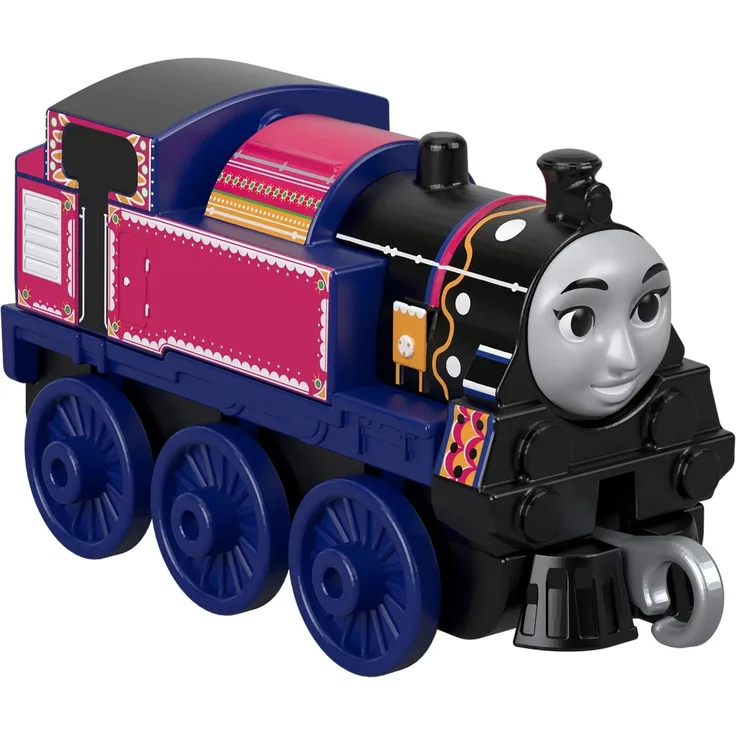 Thomas & Friends FXX00 Trackmaster Push-Along Ashima, Metall-Lokomotive, Zugmotoren-Sortiment, Mehrfarbig