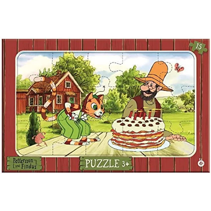 Rahmenpuzzle Pettersson Und Findus 15-Teilig