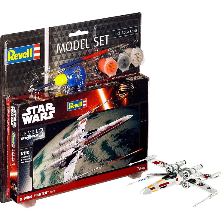 Revell Model Set X-wing Fighter Spaceplane model Montagesatz 1:112 X-wing Star Wars Fortgeschritten