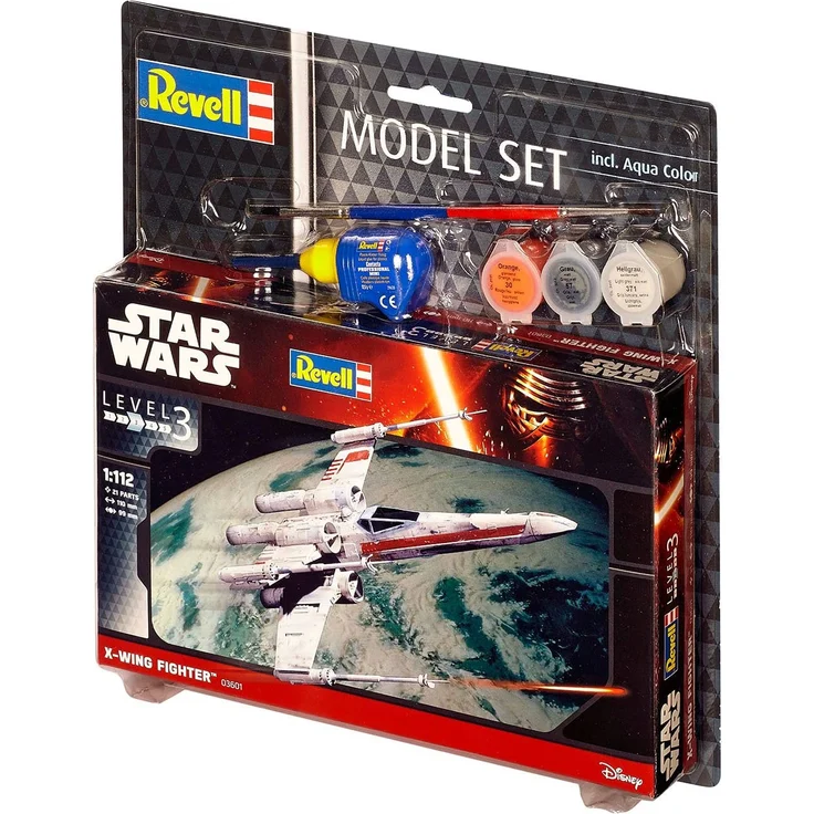 Revell Model Set X-wing Fighter Spaceplane model Montagesatz 1:112 X-wing Star Wars Fortgeschritten – Bild 9