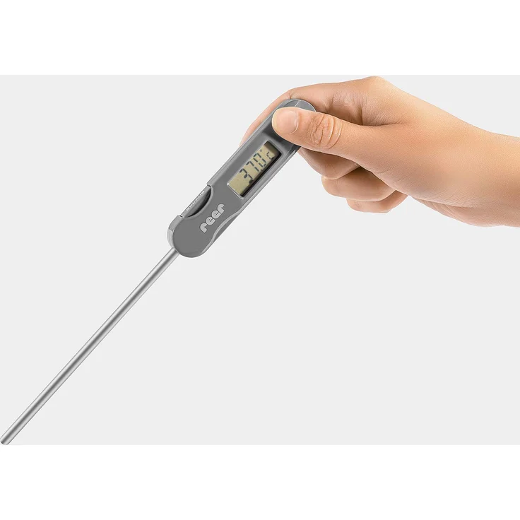 reer Digitales Flaschenthermometer FoodTemp - misst zuverlässig die Temperatur von Fläschchen, grau – Bild 4