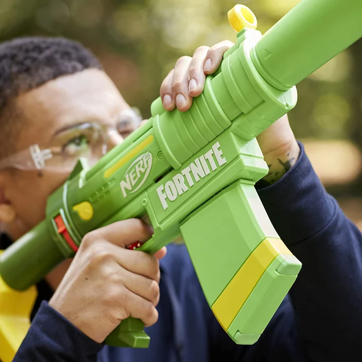 Nerf 'Fortnite SMG Zesty' Blaster, ab 8 Jahren, Reichweite 27 m, grün – Bild 10