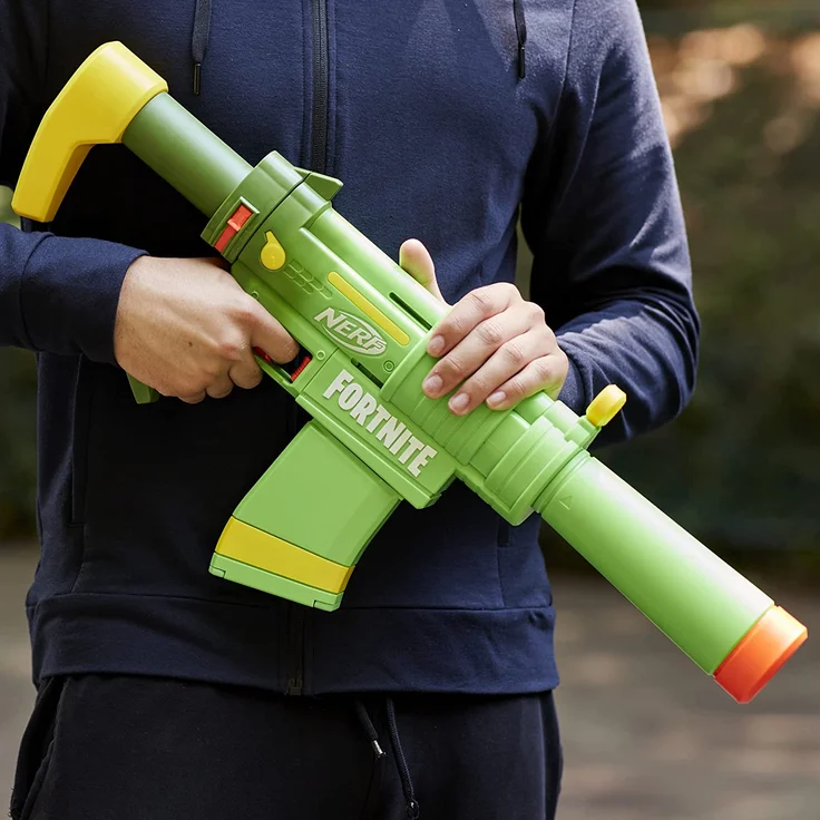 Nerf 'Fortnite SMG Zesty' Blaster, ab 8 Jahren, Reichweite 27 m, grün – Bild 9