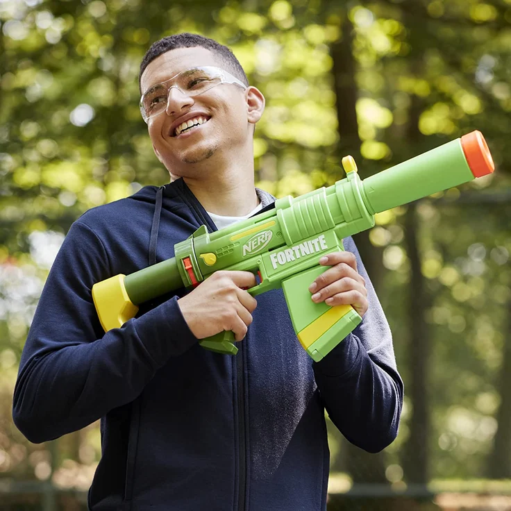 Nerf 'Fortnite SMG Zesty' Blaster, ab 8 Jahren, Reichweite 27 m, grün – Bild 11