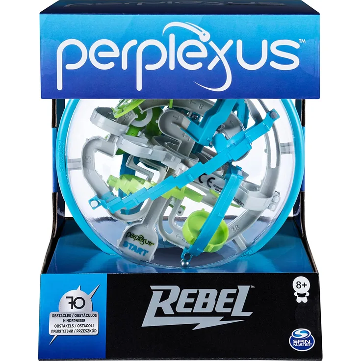 Spin Master Games 6053147 - Perplexus Rebel, 3D-Labyrinth mit 70 Hindernissen, 1 Spieler