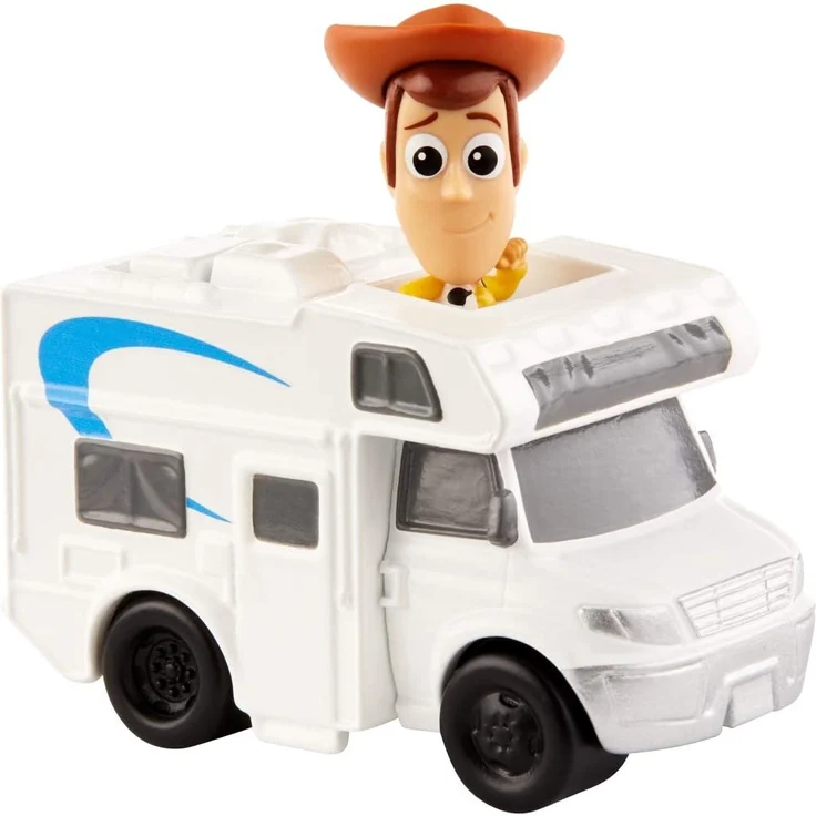 Mattel GCY61 - Disney Pixar Toy Story 4 Minis Woody und Wohnmobil, Sammelfiguren mit Fahrzeug, Spielzeug ab 3 Jahre – Bild 4