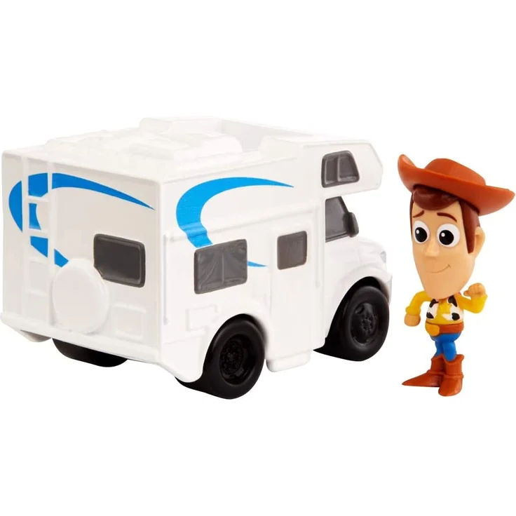 Mattel GCY61 - Disney Pixar Toy Story 4 Minis Woody und Wohnmobil, Sammelfiguren mit Fahrzeug, Spielzeug ab 3 Jahre – Bild 3