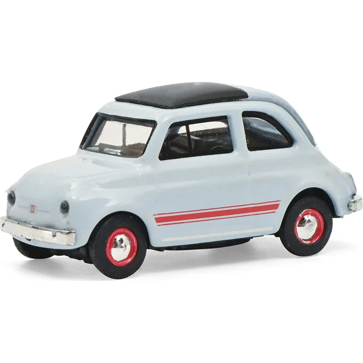 Schuco 452659400 1:87 Fiat 500 Sport blau/grau