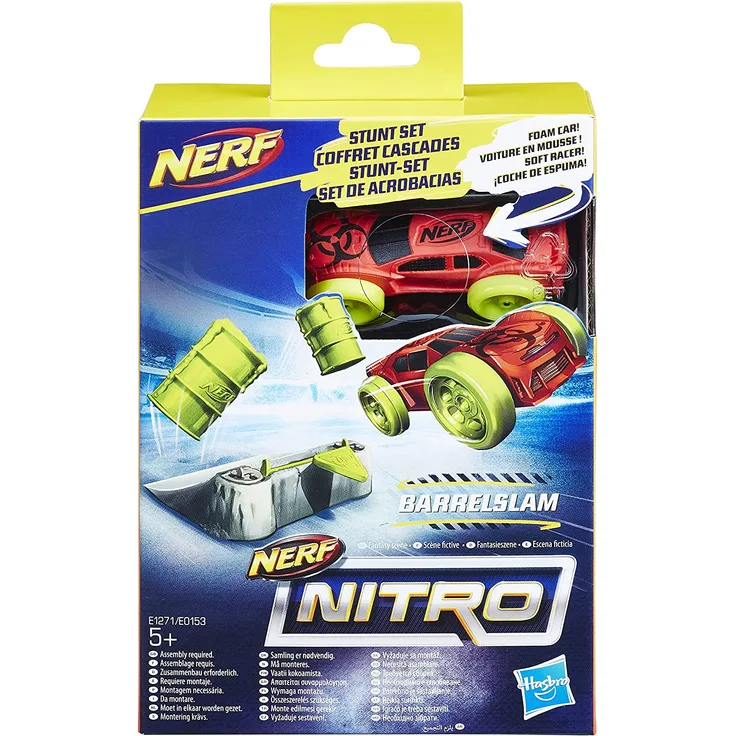 Hasbro Nerf Nitro E0153EU4 Fahrzeug mit Hindernis