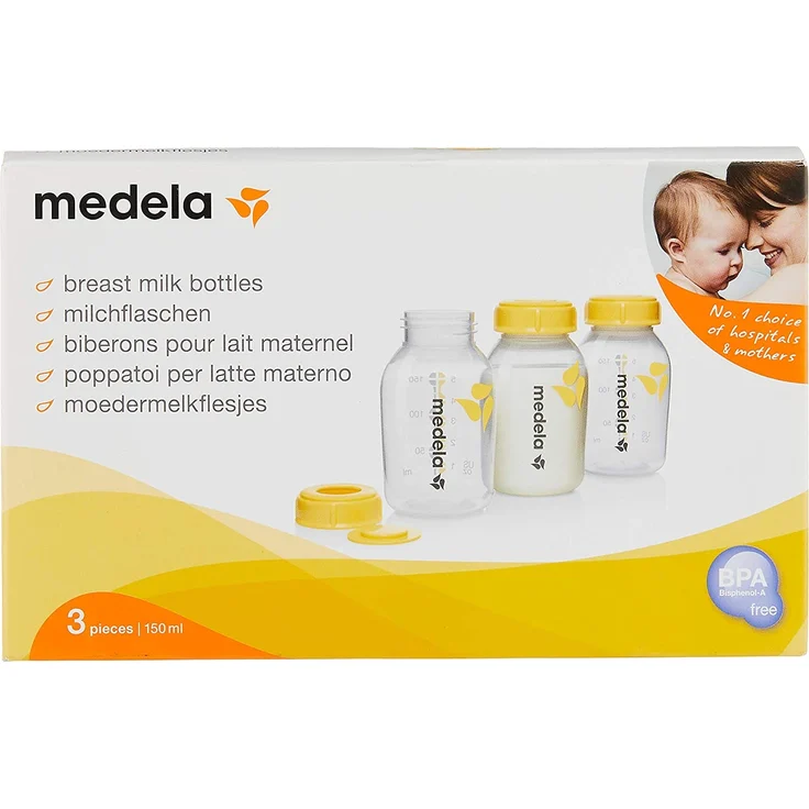 Medela 800.0796 Milchflaschen, 150 ml, 3 Stück - Preisvergleich – Bild 3