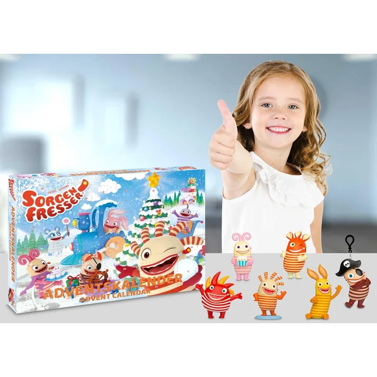Craze 57446 Sorgenfresser Adventskalender, Bunt – Bild 5