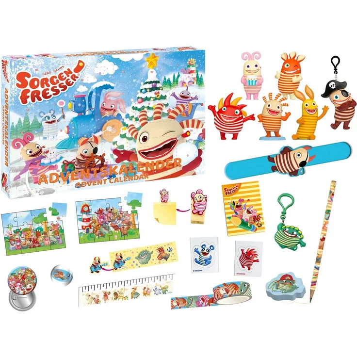 Craze 57446 Sorgenfresser Adventskalender, Bunt – Bild 2