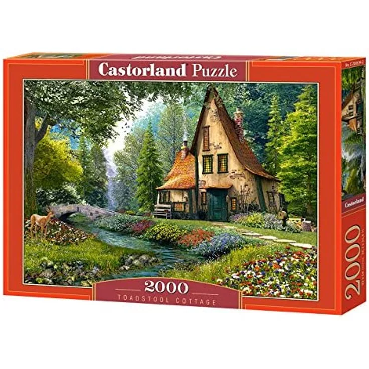 Castorland C-200634-2 Toadstool Cottage, Puzzle 2000 Teile, bunt