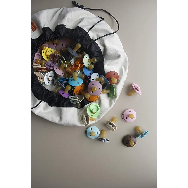 BIBS Colour Schnuller 2er Pack | BPA-frei | Kirschform Nippel | Naturkautschuk Blush & Vanilla 0-6 Monate – Bild 8
