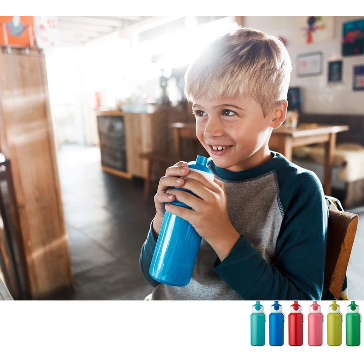 Mepal Drinkfles Campus Pop-Up 400 ml Blau – Bild 4