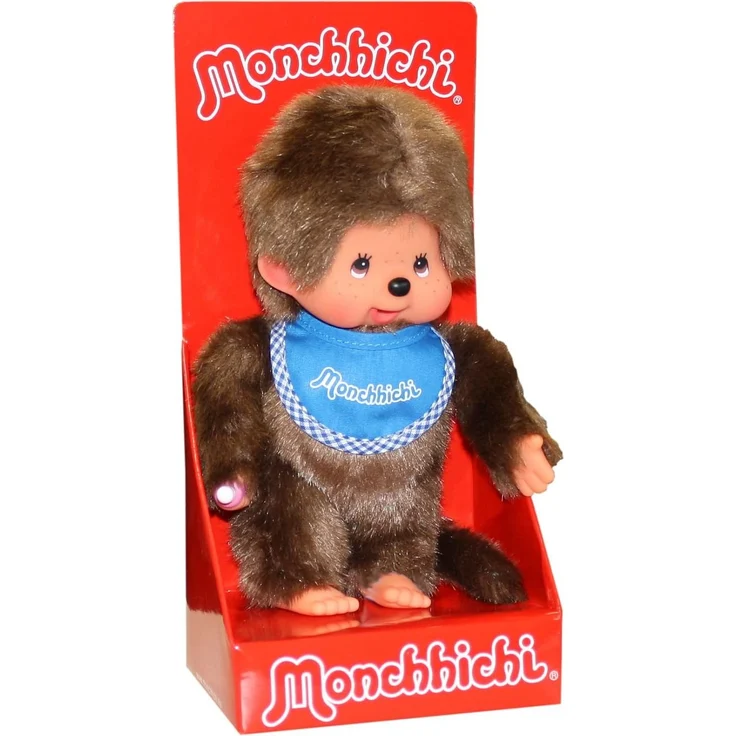 Monchhichi Classic Boy blau, – Bild 1