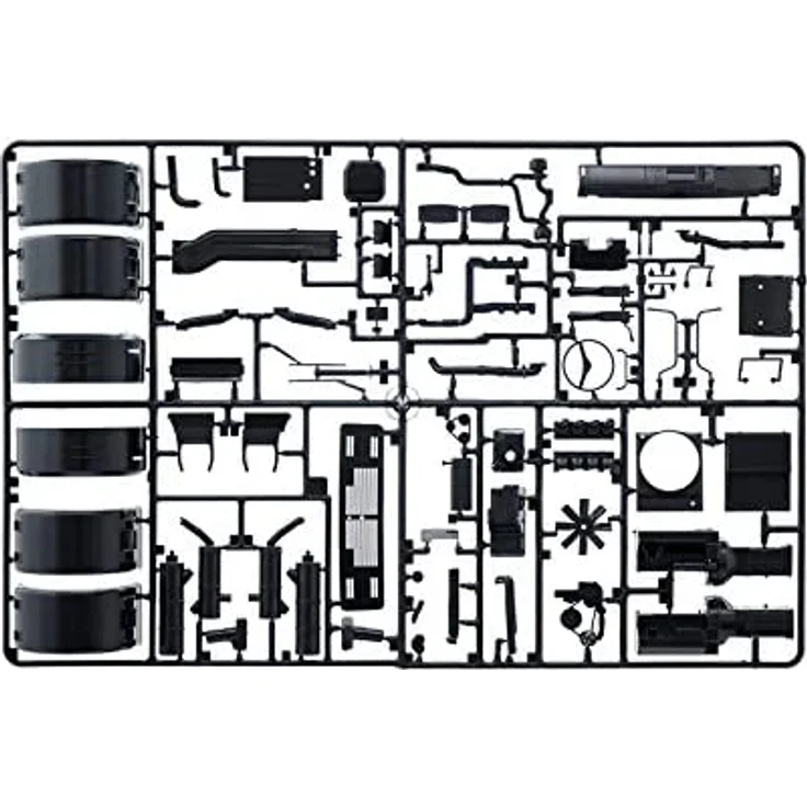 Italeri 510003924 1:24 Mercedes Benz SK Eurocab 6x4 – Bild 11