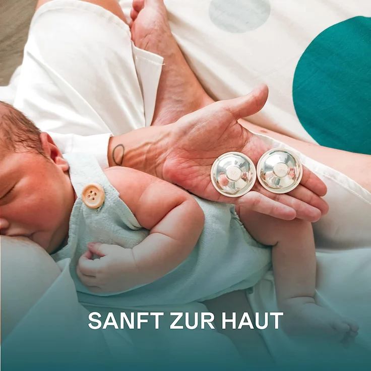 Koala Babycare Silberhütchen - 2 Stück - Standardgröße Silber Trilaminat für maximale Resistenz - Brustwarzenschutz für empfindliche und schmerzende Brustwarzen - Zertifiziertes Medizinprodukt - Preisvergleich – Bild 5