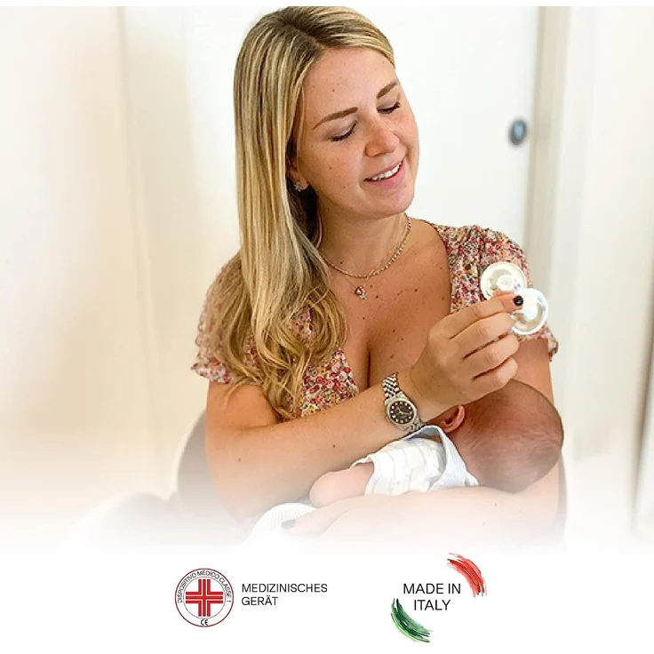 Koala Babycare Silberhütchen - 2 Stück - Standardgröße Silber Trilaminat für maximale Resistenz - Brustwarzenschutz für empfindliche und schmerzende Brustwarzen - Zertifiziertes Medizinprodukt - Preisvergleich – Bild 6