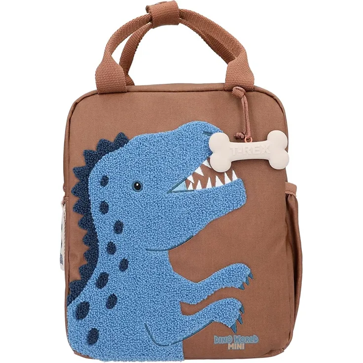 Depesche Kinder Rucksack Mini Dino World braun