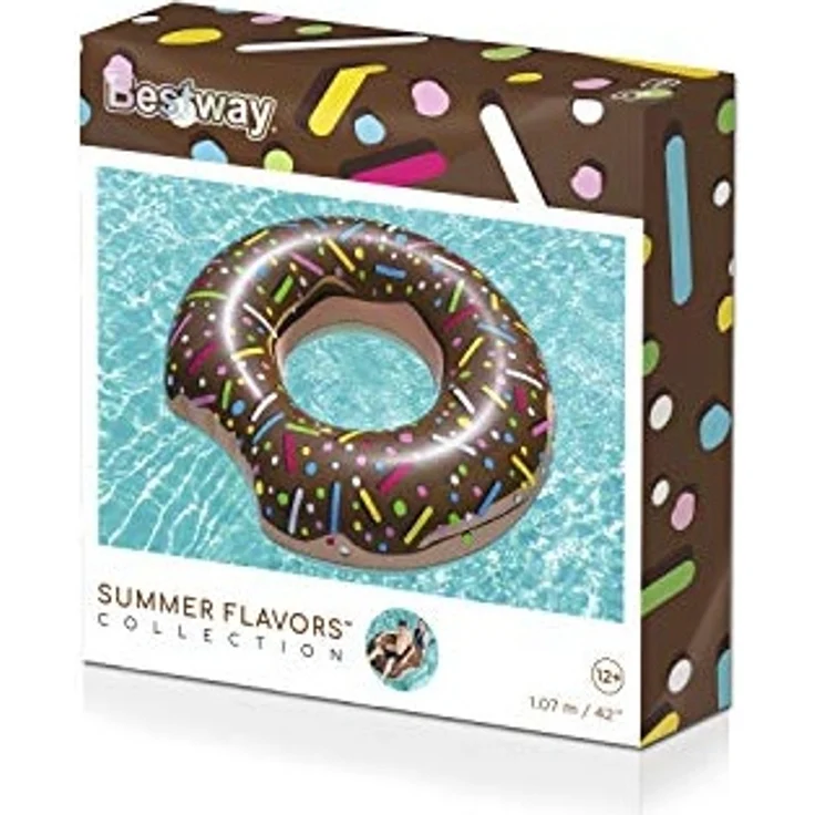 Bestway Schwimmring „Donut“, 107 cm - 1x Schwimmring, zufällige Farbauswahl - Preisvergleich – Bild 4