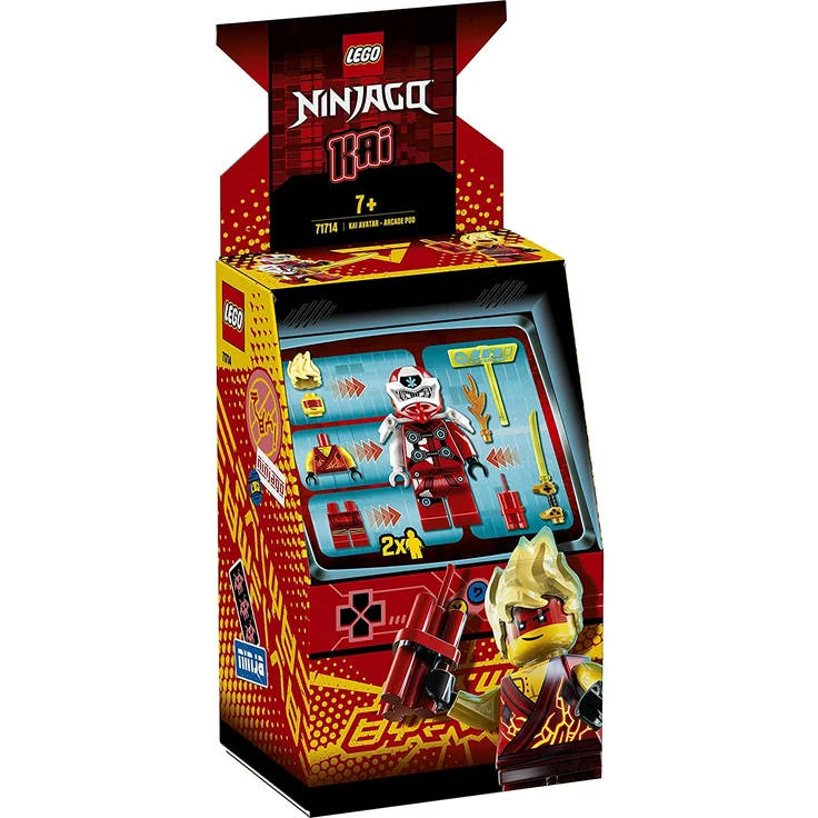 LEGO 71714 NINJAGO Avatar Kai – Tragbare Arcade Kapsel, Ninja-Spielzeug für Kinder – Bild 1
