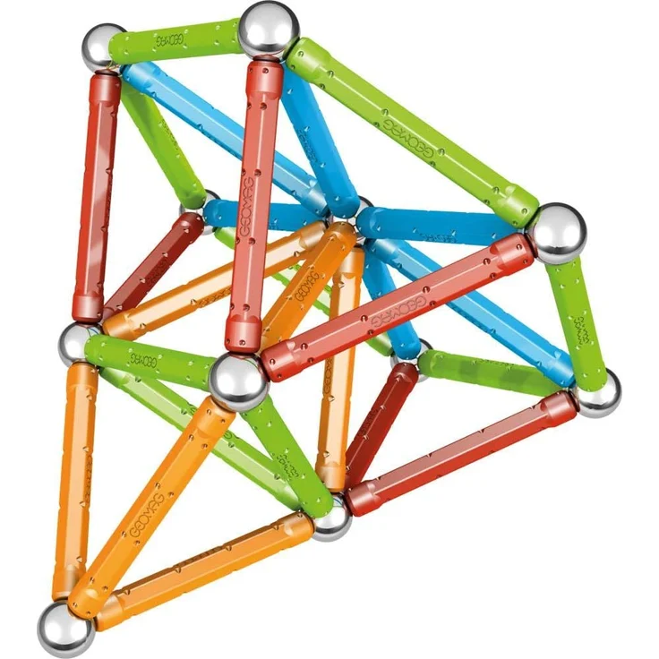 Geomag, Classic Confetti, 353, Magnetkonstruktionen und Lernspiele, Konstruktionsspielzeug, 88-teilig – Bild 4