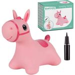 Tootiny jumper a pink cardboard horse