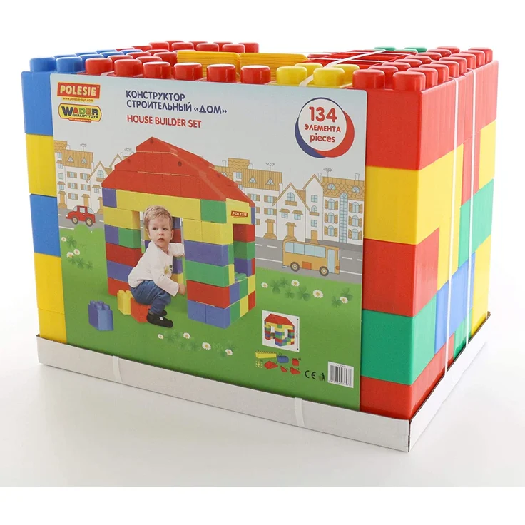 Polesie 37473 Haus aus XXL Bausteine, 134-tlg – Bild 2