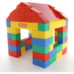 Polesie 37473 Haus aus XXL Bausteine, 134-tlg