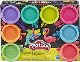 Play-Doh 8er Pack mit Spielknete in 8 Neonfarben