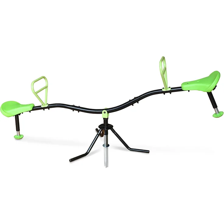 Exit Kinderwippe & Karussell 360° | Schwarz | 193x60x73 cm