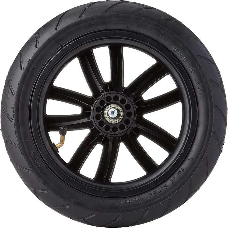 Kinderkraft Moov Rad Hinterrad Ersatzteil Hinten Link Rechts Kinderwagen Buggy Zubehör, schwarz – Bild 4