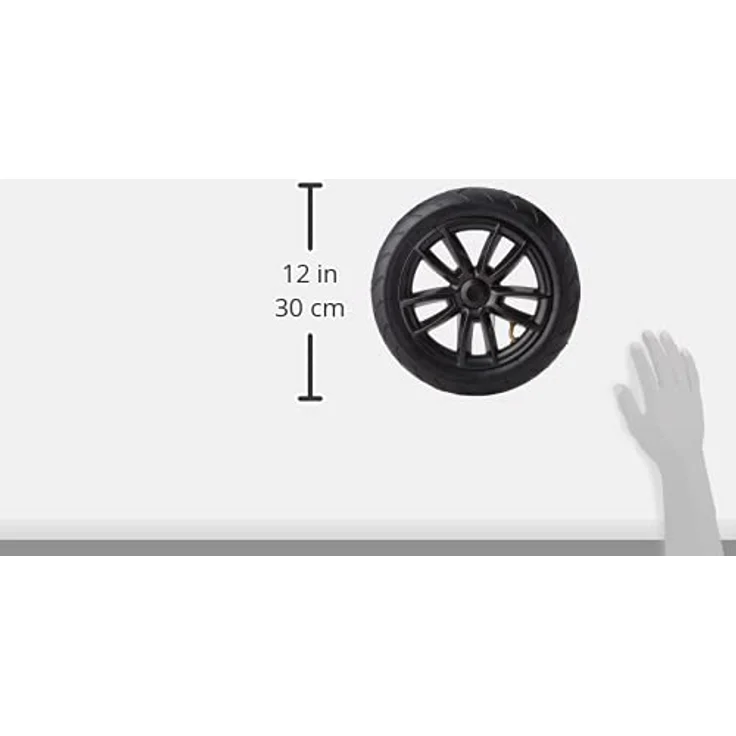 Kinderkraft Moov Rad Hinterrad Ersatzteil Hinten Link Rechts Kinderwagen Buggy Zubehör, schwarz – Bild 5