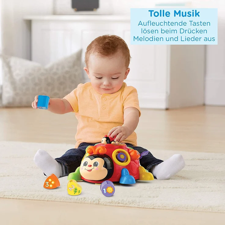Vtech 80-522304 Fröhlicher Lernkäfer, Babyspielzeug, Mehrfarbig – Bild 5