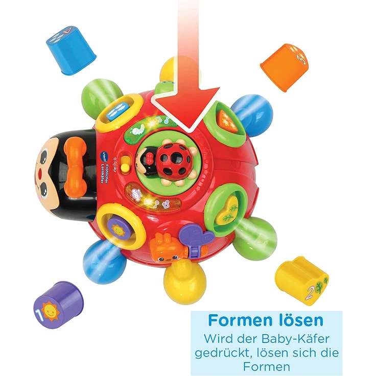 Vtech 80-522304 Fröhlicher Lernkäfer, Babyspielzeug, Mehrfarbig – Bild 2