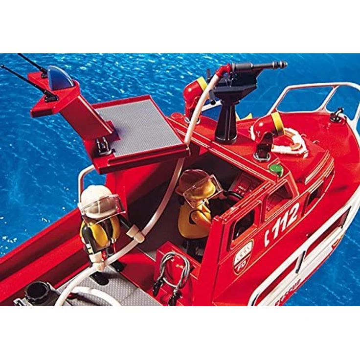 Playmobil 3128 - Feuerlöschboot mit Pumpe – Bild 3