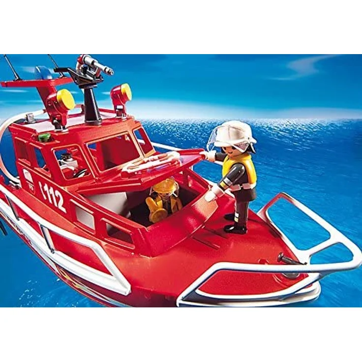 Playmobil 3128 - Feuerlöschboot mit Pumpe – Bild 4
