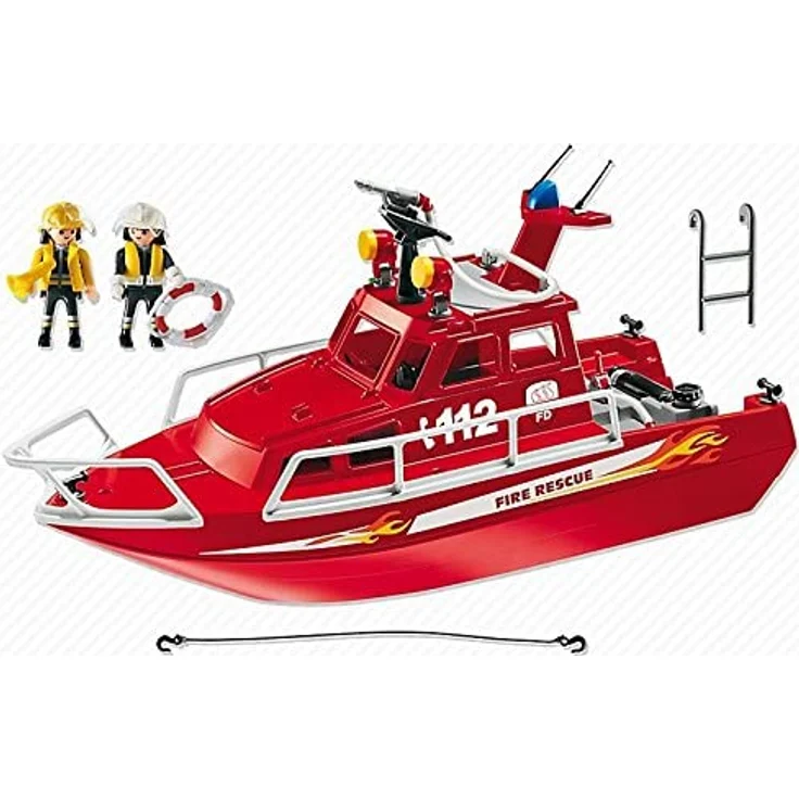 Playmobil 3128 - Feuerlöschboot mit Pumpe – Bild 2