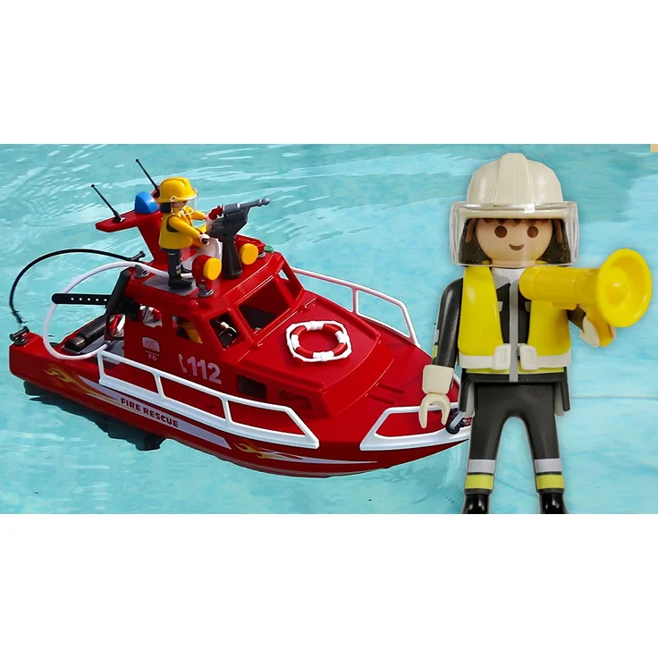 Playmobil 3128 - Feuerlöschboot mit Pumpe – Bild 6